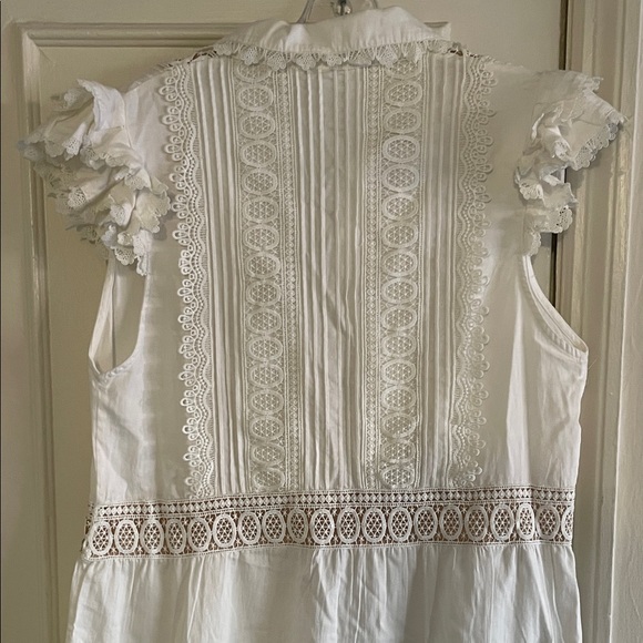 Alice + Olivia White Lace Mini Dress - Picture 10 of 10